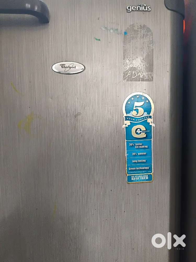 Whirlpoo fridge refrigerator 210 ltr 7 years old