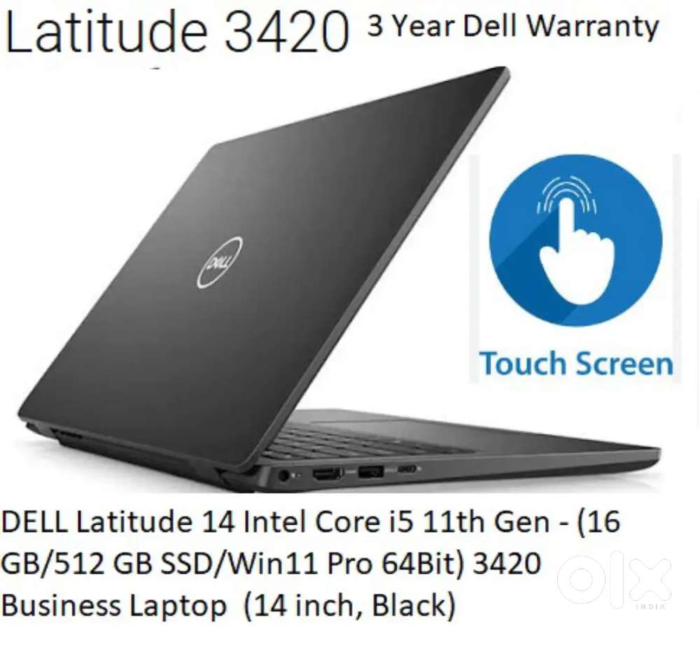 Dell Latitude 3420 Screen Touch -Corei5@11th Gen Laptop