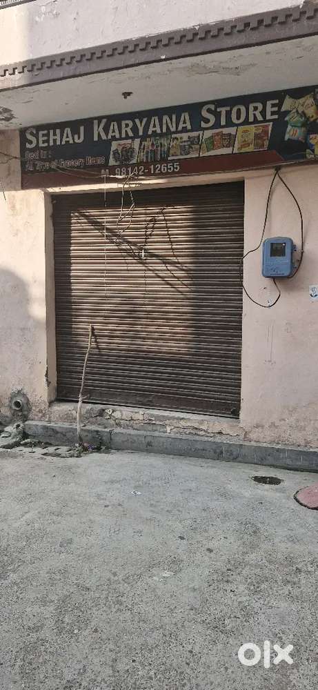 Shop on rent near novelty softy road in colony