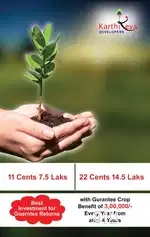 మకడమియా & మియాజాకీ ఫామ్ ల్యాండ్ లో 7 లక్షల 50 వేలు పెట్టుబడి