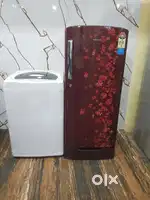 Samsung latest flower model refrigerator & lg turbodrum washing machne