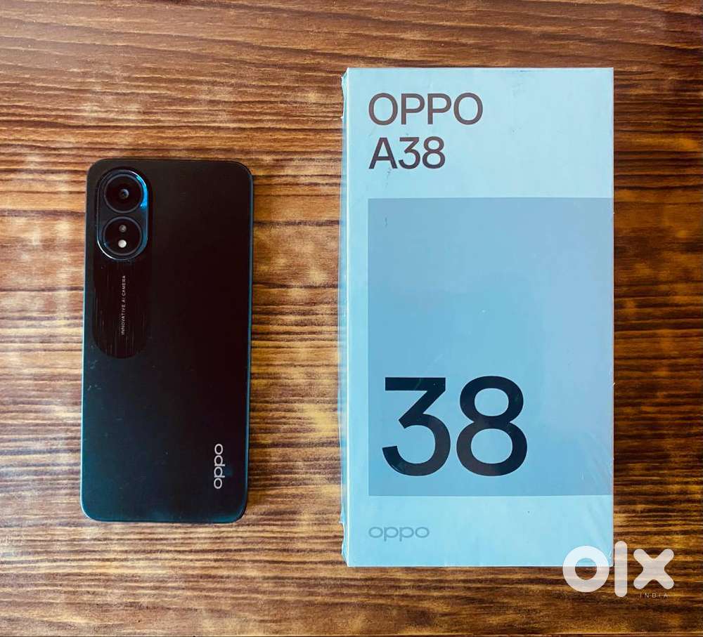 OPPO A38 4G (Glowing Black, 128 GB)  (4 GB RAM)