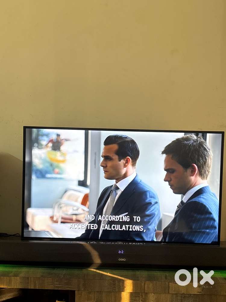 TCL TV and govo sound bar