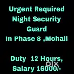 Night Security Guard Job Phase 8,Mohali 3