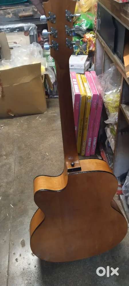 Musical guitar golden and black new