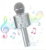 BlueTooth Wireless Karaoke Silver Color Mic
