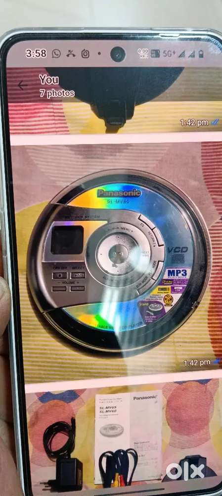 Portable video cd player& Aiwa cassate player