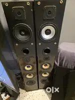 Imported denmark made tower speakers,local subwoofer and speakers