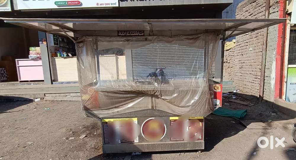 Want to sell food Counter heavy stainless steel material,