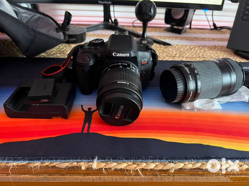 Canon Rebel T6i Rebel DSLR Camera with Accessories - Excelent