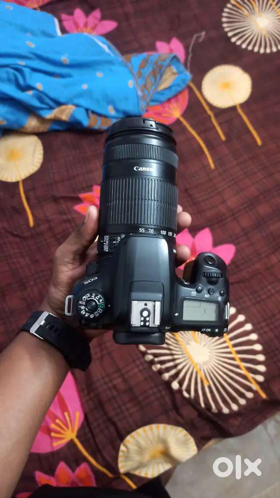 Camera Cannon 77D With 18-55 lence+flash light Dubal Bettry