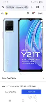 Vivo Y21T 4+128 4g mobile