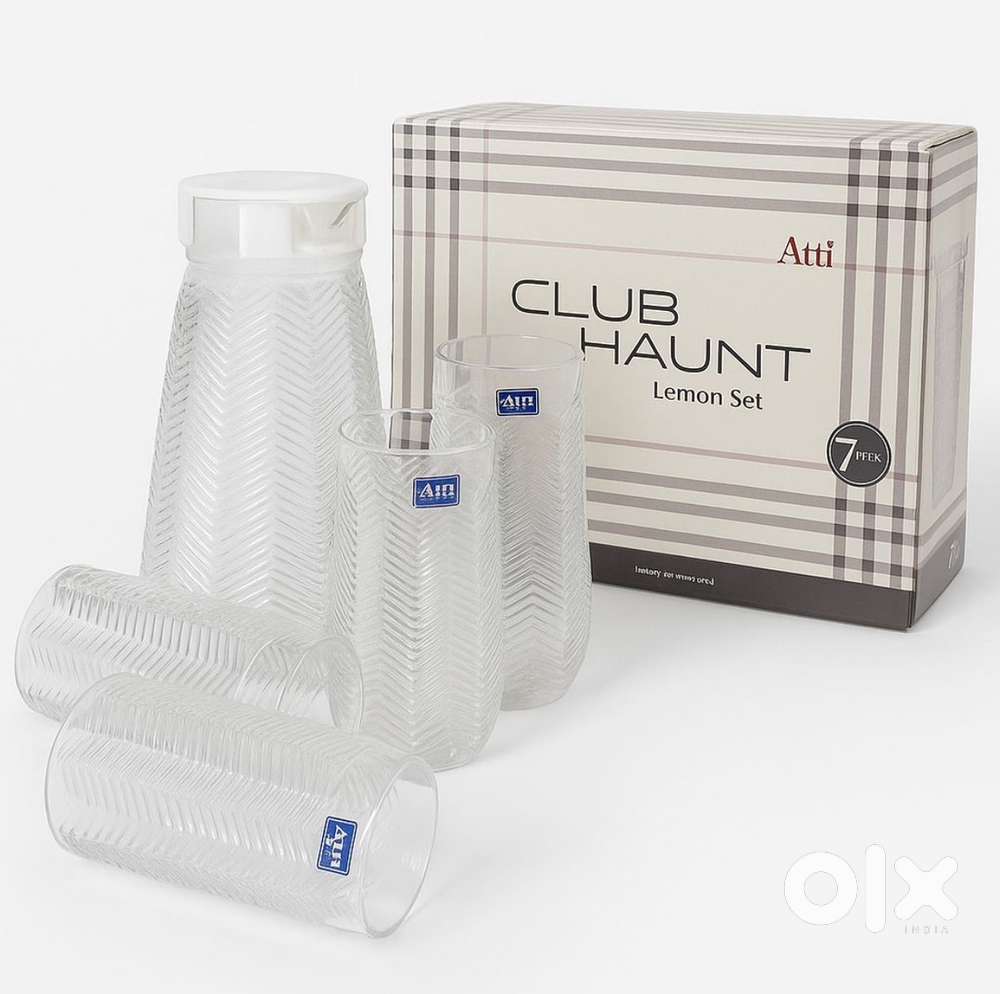 It is glass with the unique desing