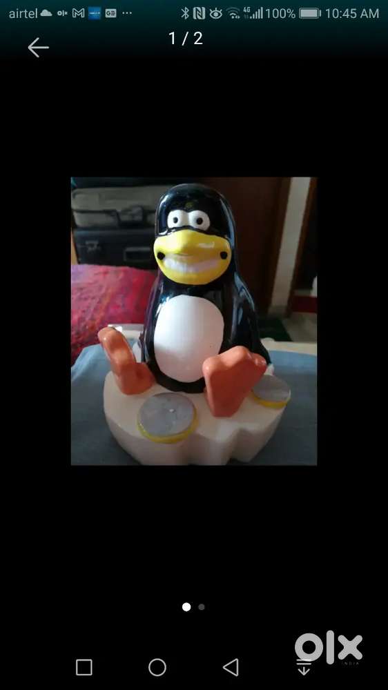 Porcelain piggy bank