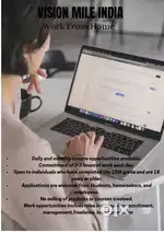 Work from home oportunity