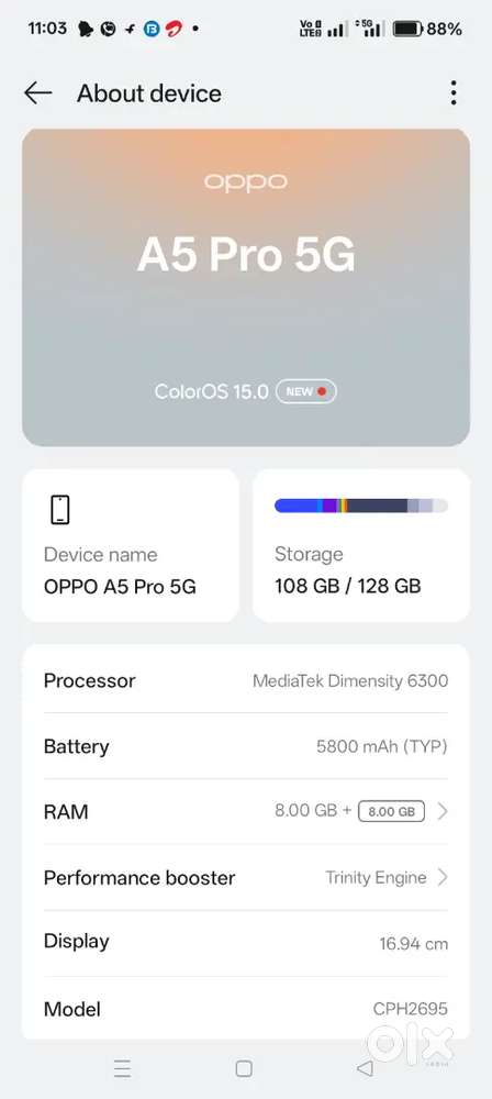 Oppo A5 pro 5g