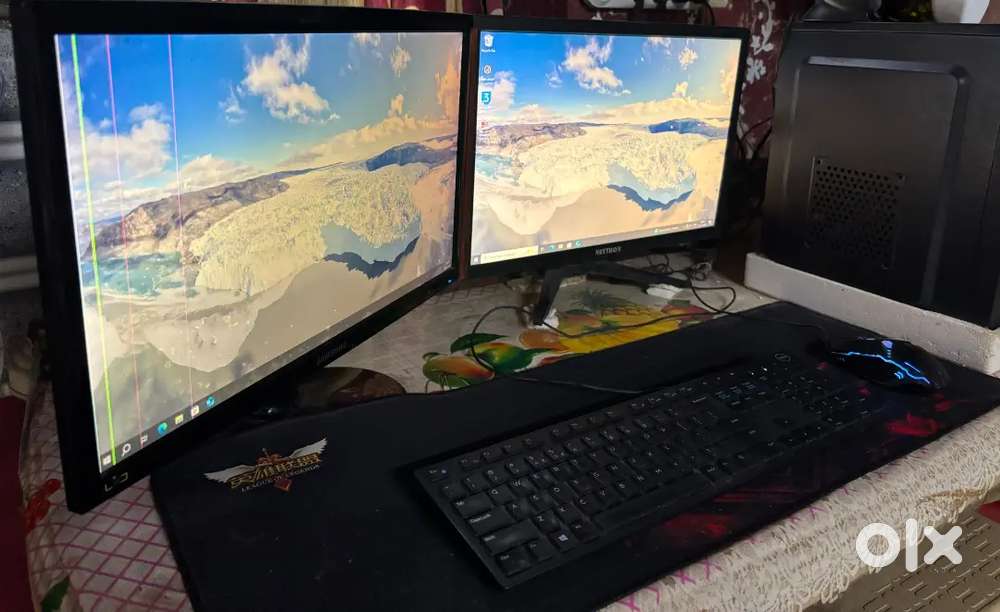 Pc Build With Dual Monitor 19 Inches