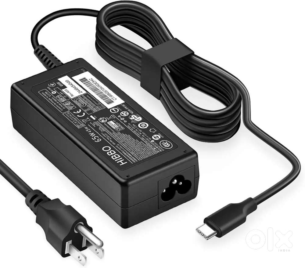 Dell Original 65W 19.5v 4.5mm Pin Laptop AC Adapter-Black