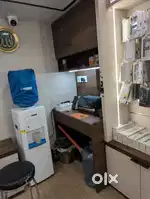 Repairer spot in shop.