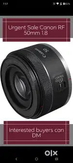 Like new Canon RF 50mm 1.8