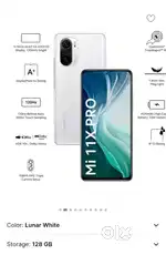 Mi 11x 5g 8 128