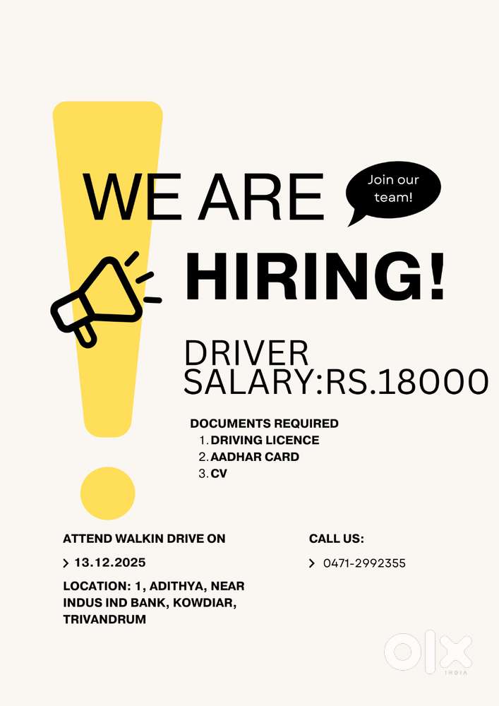 Driver- Office Vehicle