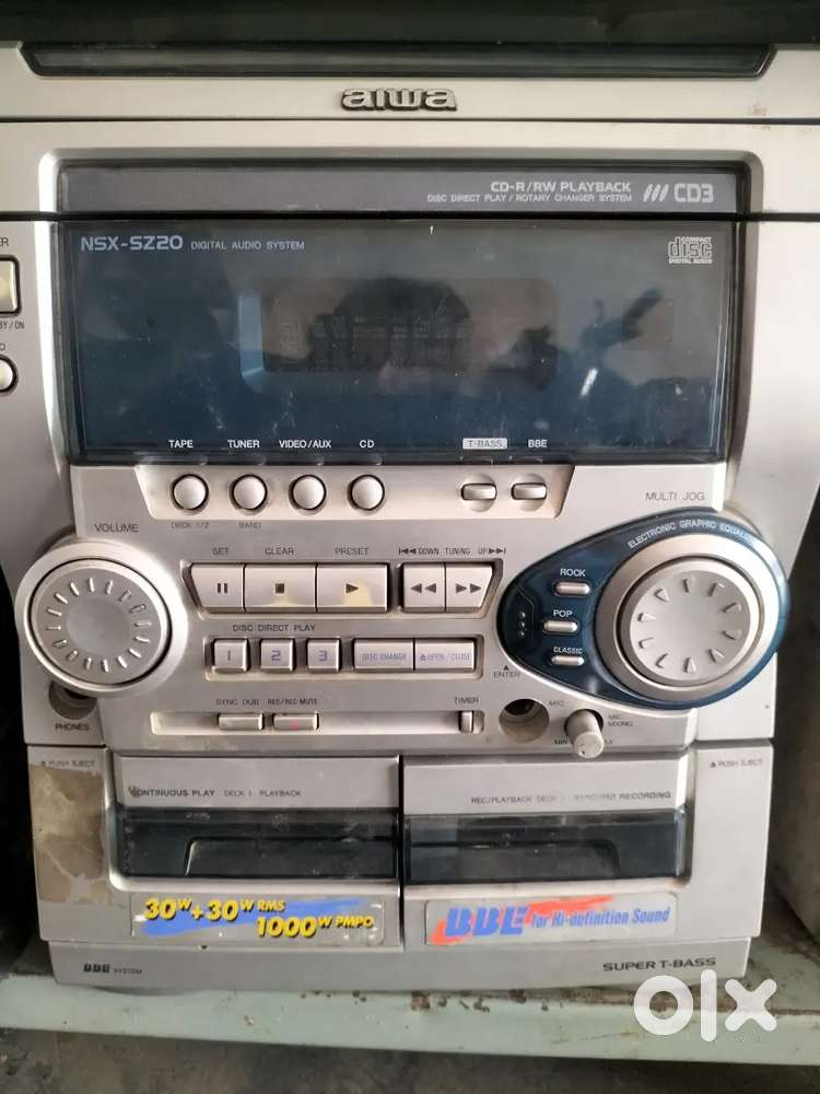 aiwa old music system repair hoga