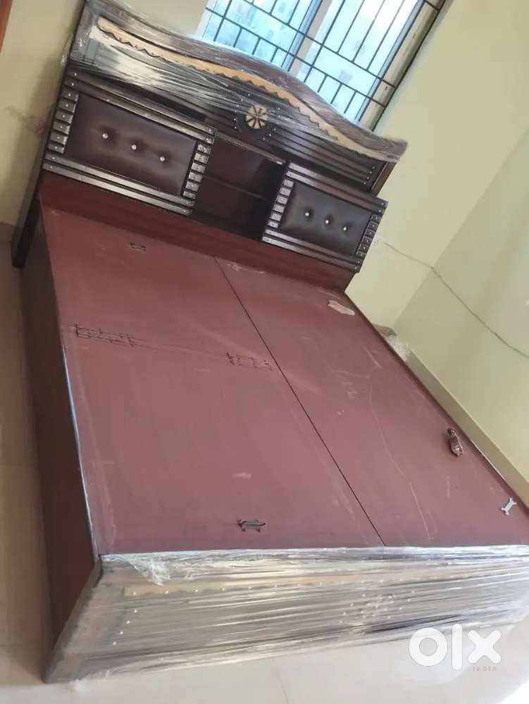 Brand New Assam teak wood and ply board cot