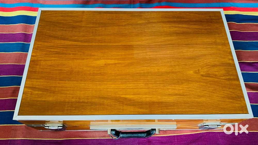 New showroom condition BCM Brand suitcase type folding nice harmonium