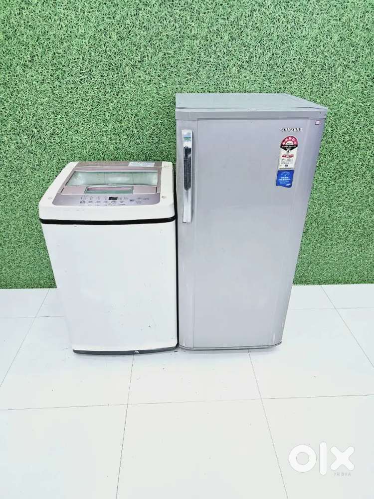 Samsung refrigerator and lg top load washing machine