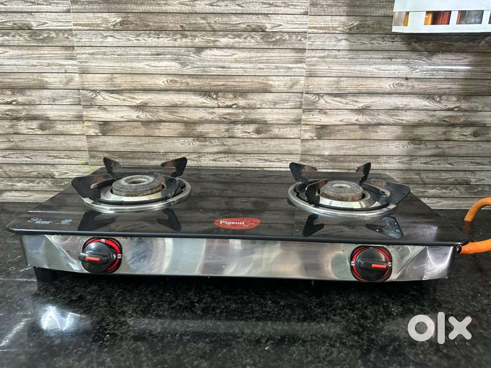 Pigeon glass top 2 burner gas stove