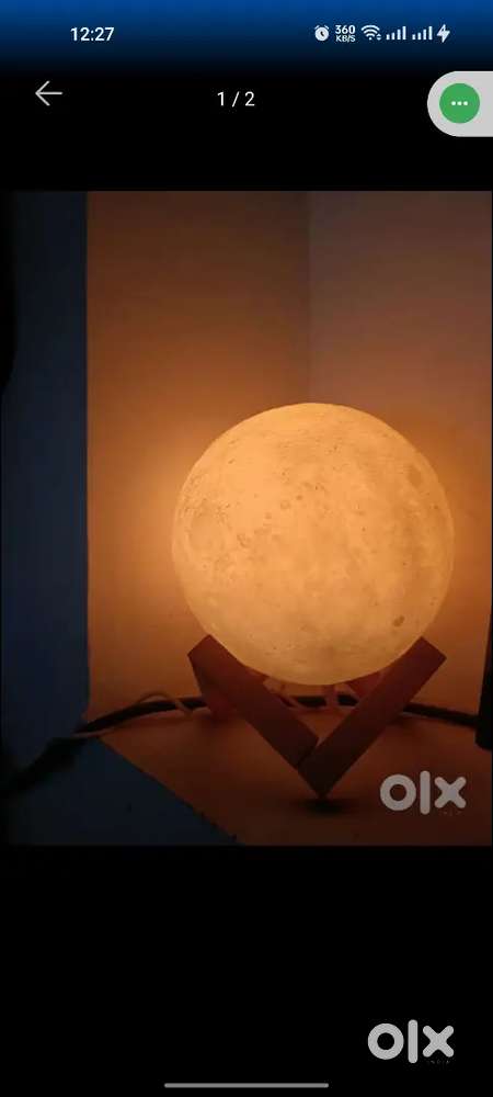 Moon lamp with remote