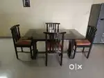 6 Seater Glass top dining table