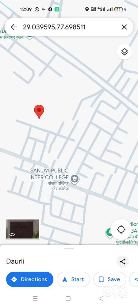 Plot for sale rasta 18 feet ka hai