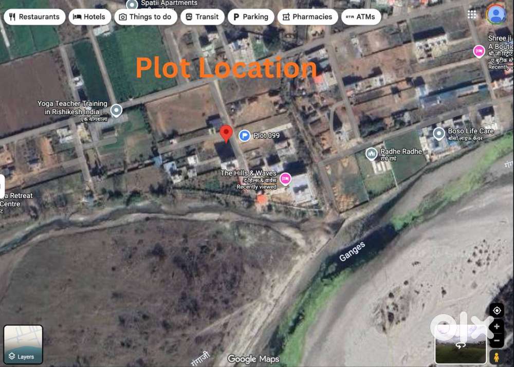 Corner Residential plot 250guj in Nirmal Bag -Legal for outsiders