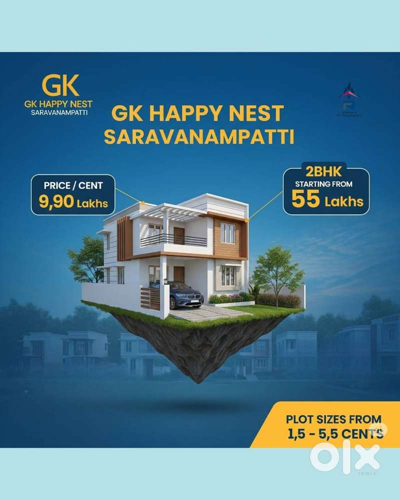 DTCP approved Gated community plot available for sale saravanampatti