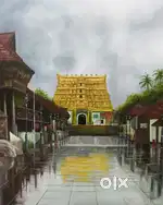 Oil painting | Sree Padnanapha swami Temple| Original painting