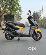 TVS Ntorq 125 Model 2021 black and yellow in super mint condition