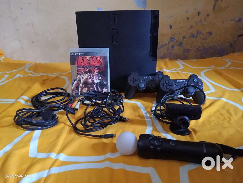 Ps3 slim adition (300gb) 5 year used.