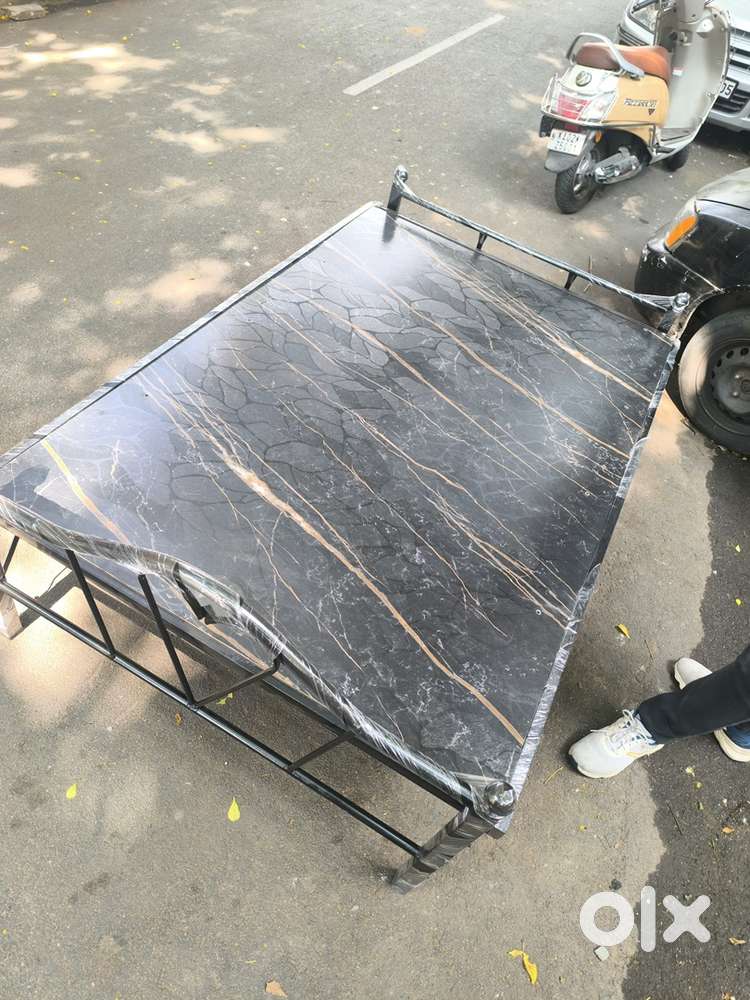 6x4 Steel Cot with Plywood Sheet
