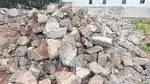 Broken Concrete boulders, earth filling Soil available