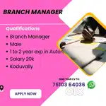 Hiringi BRANCH MANAGER