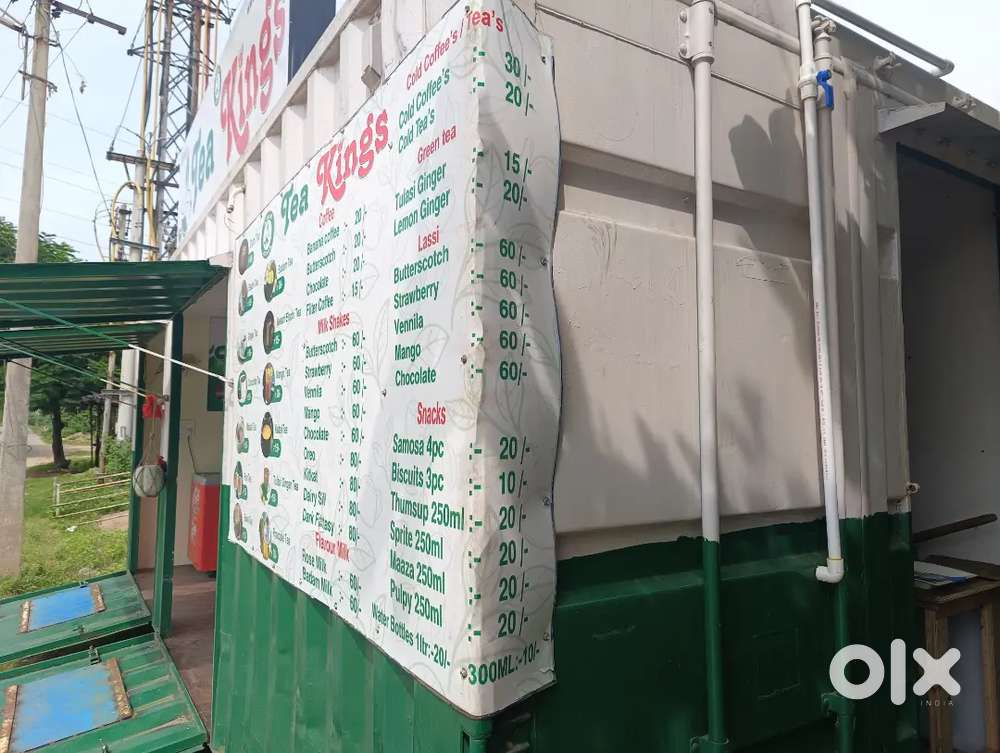 It's a 20×8 feet marine container