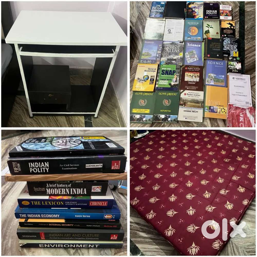 Everything at ₹15000 UPSC Books + House items