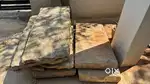 Rough granite stone slabs