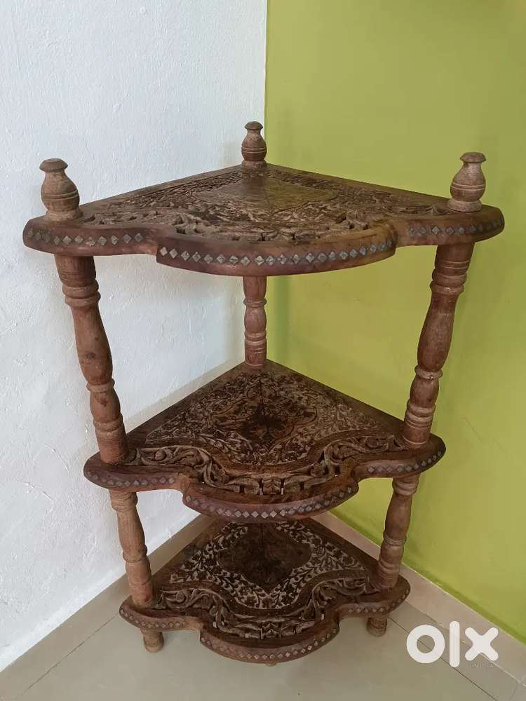 Antique corner stand
