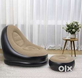 Infatable lounge chair & foot stool
