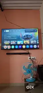 Vu 55 glow led 2025 with home theatre combo Sony ht40 5.1 dolby atoms