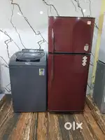 Godrej flower model refrigerator & whirlpool washing machine available