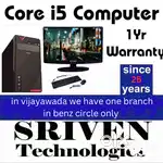 Core i5 New Computer with 1 Year Warranty SRIVEN TECHNOLOGIES VIJAYAWA